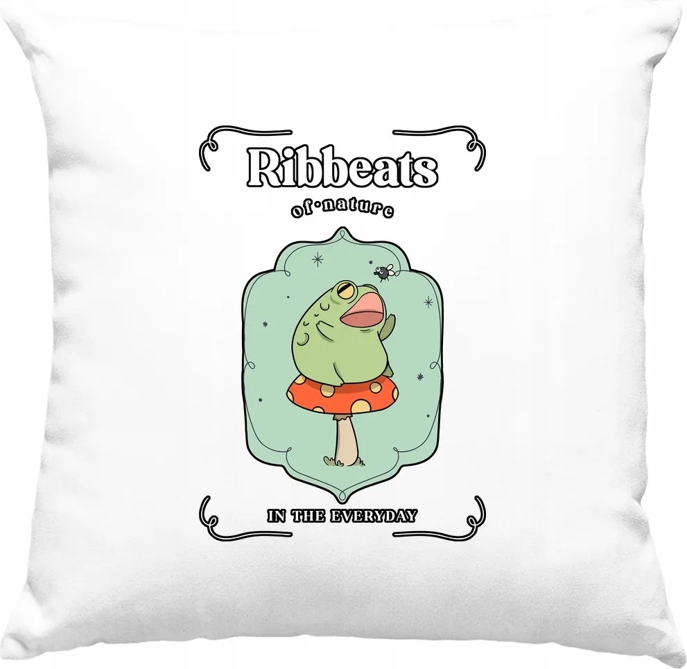 Béka párna Béka kedves 4 fehér