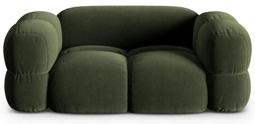 Zöld bársony kanapé 180 cm Loretto – Cosmopolitan Design