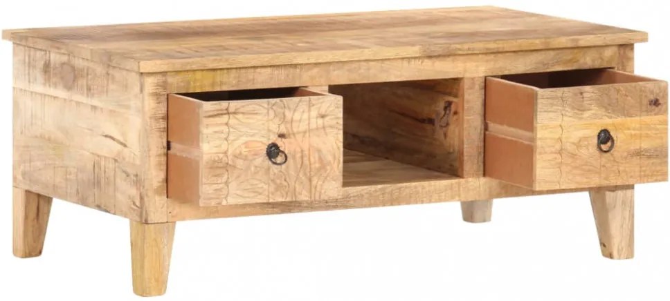 Nyers mangófa dohányzóasztal 100 x 55 x 40 cm