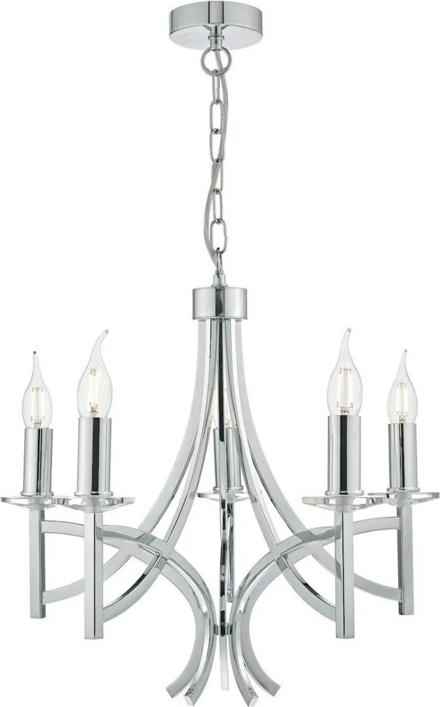 Dar Lighting LYON LYO0550 Csillár 5x40W/E14 IP20