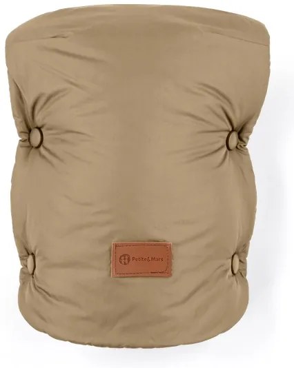 PETITE&MARS 3v1 fusak JIBOT + rukávníky, barna, gyerek babakocsihoz