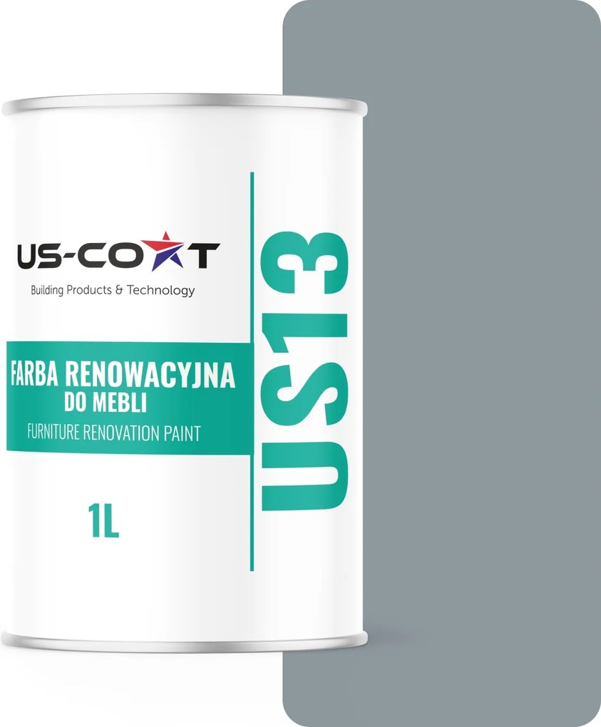 Konyhabútor Festék Szekrény Frontok Mdf Szürke-kék RAL7001 Matt 1L