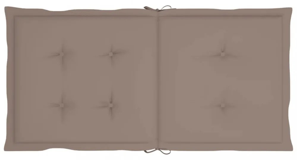 6 db tópszínű oxford szövet háttámlás székpárna 100x50x3 cm