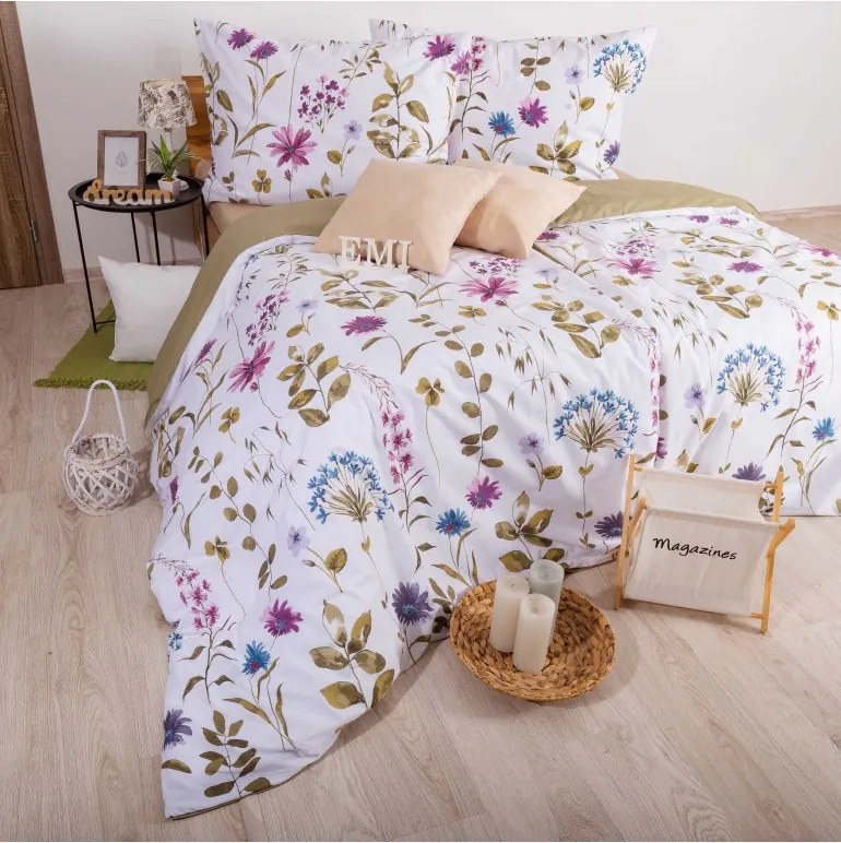 EMI Furrina Olive pamut ágyneműhuzat