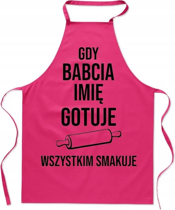 Konyhai kötény Amikor a nagymama főz Név Ajándék Nagymama napja