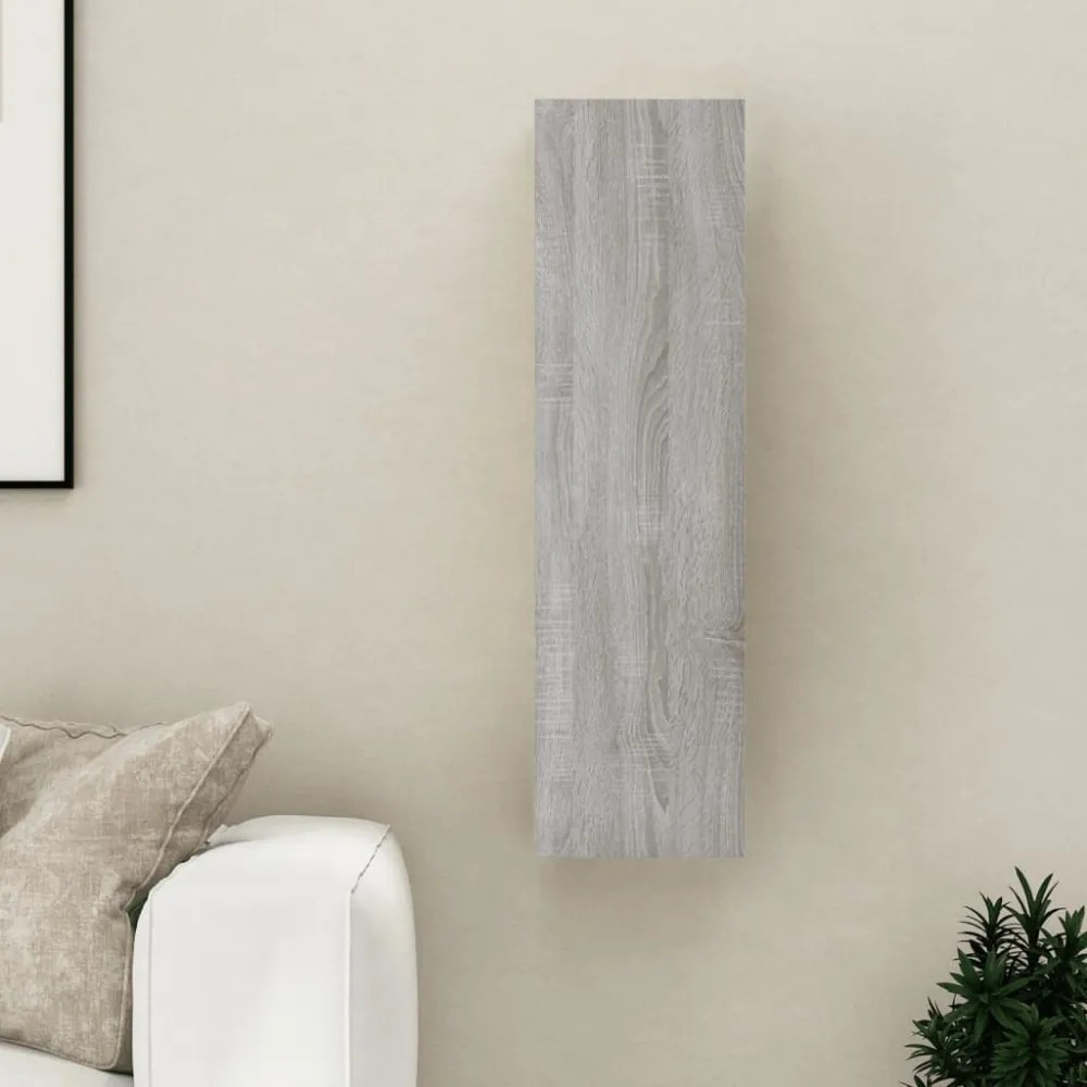 szürke sonoma színű fali TV-szekrény 30,5 x 30 x 110 cm
