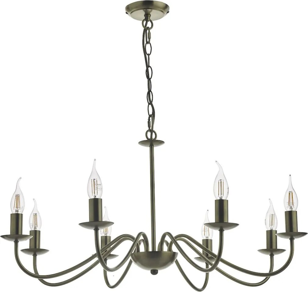 DAR LIGHTING IRW0875 IRWIN Klasszikus Csillár Sárgaréz E14 IP20