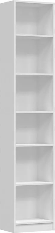 PAFOS W40 polcos szekrény, 40x29x200 cm, fehér