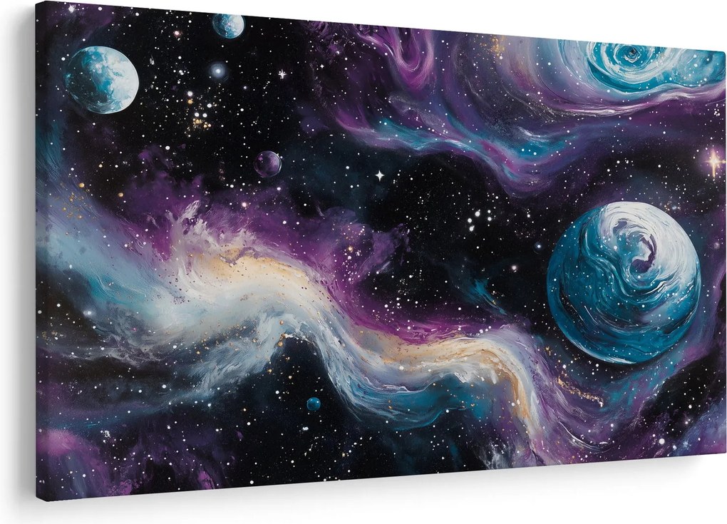 Kép - Festett univerzum (90x60 cm)
