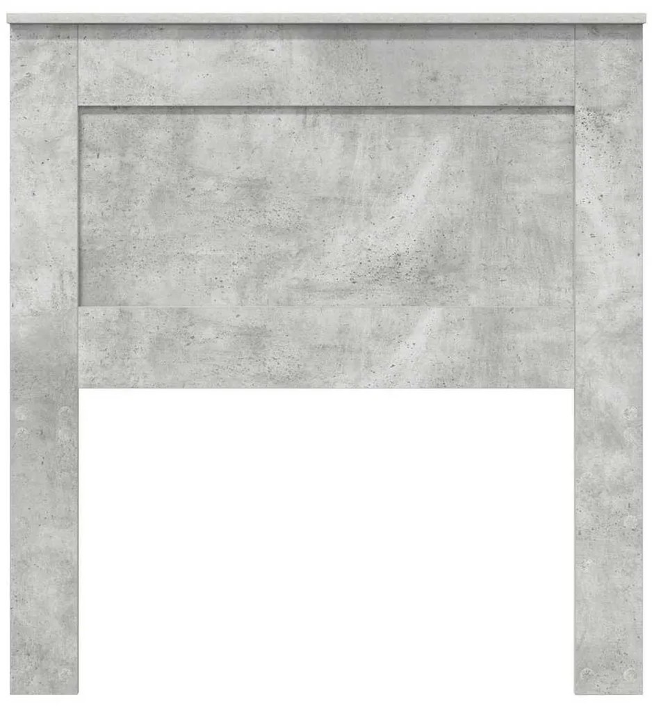 Fejtámla fejtámlával Beton Szürke 75 cm Faanyag