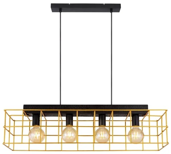 Globo 15530B-4H - Csillár zsinóron MERRIL 4xE27/60W/230V