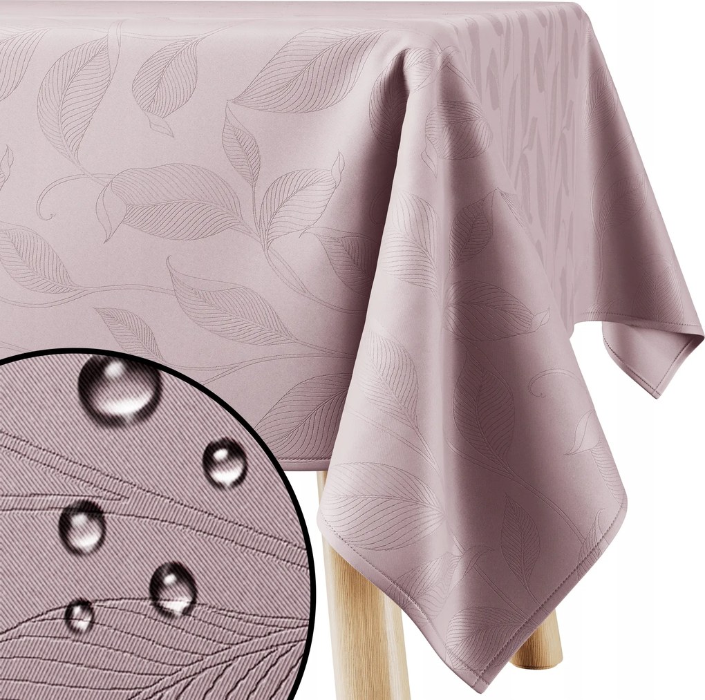 Abrosz kerti asztalra Filumi Púder Rózsaszín 120x200