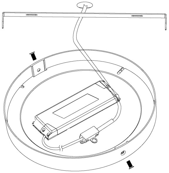 Eglo 98292 - LED dimmelhető mennyezeti lámpa FUEVA-A LED/14W/230V + távirányító