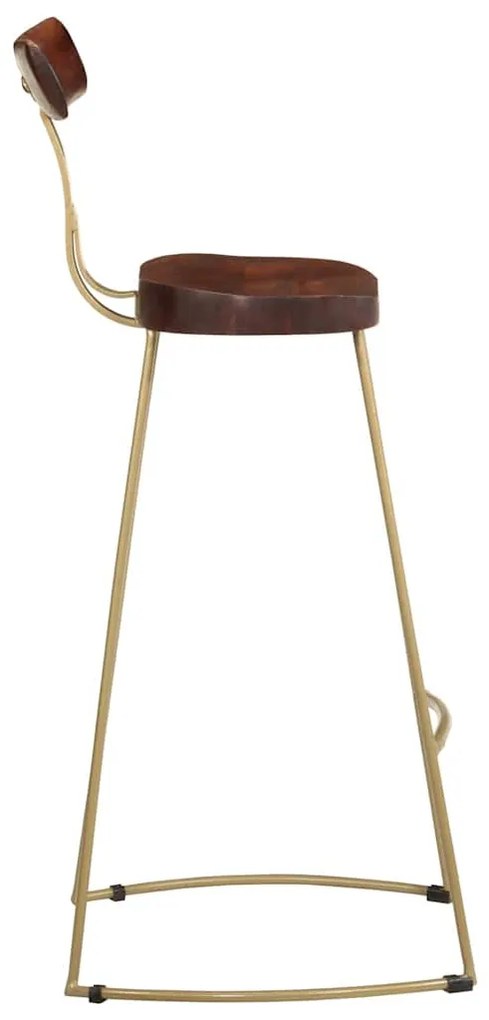 bárszékek 2 db 49x43x103 cm tömör fa Mango