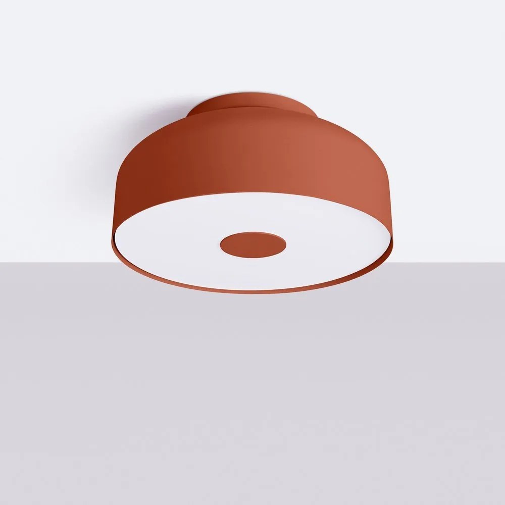 Narancssárga mennyezeti lámpa ø 30 cm Blacko – Sollux