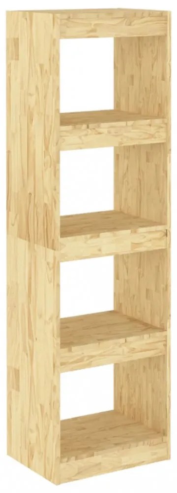 fenyőfa könyvszekrény térelválasztó 40 x 30 x 135,5 cm