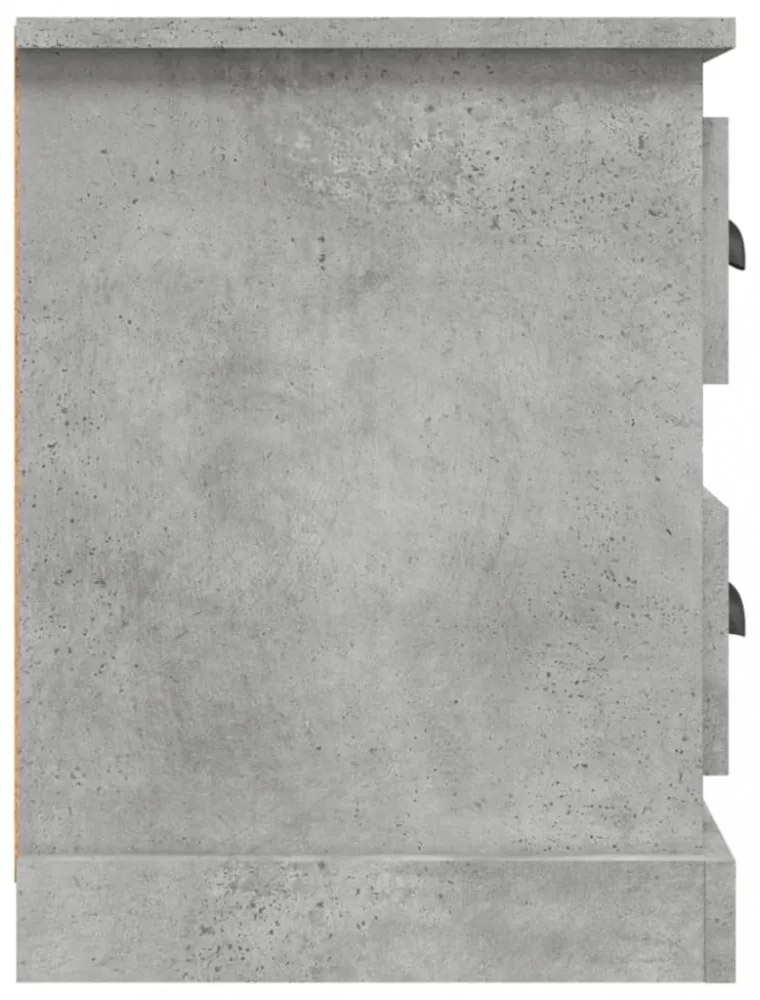 betonszürke szerelt fa TV-szekrény 102 x 35,5 x47,5 cm