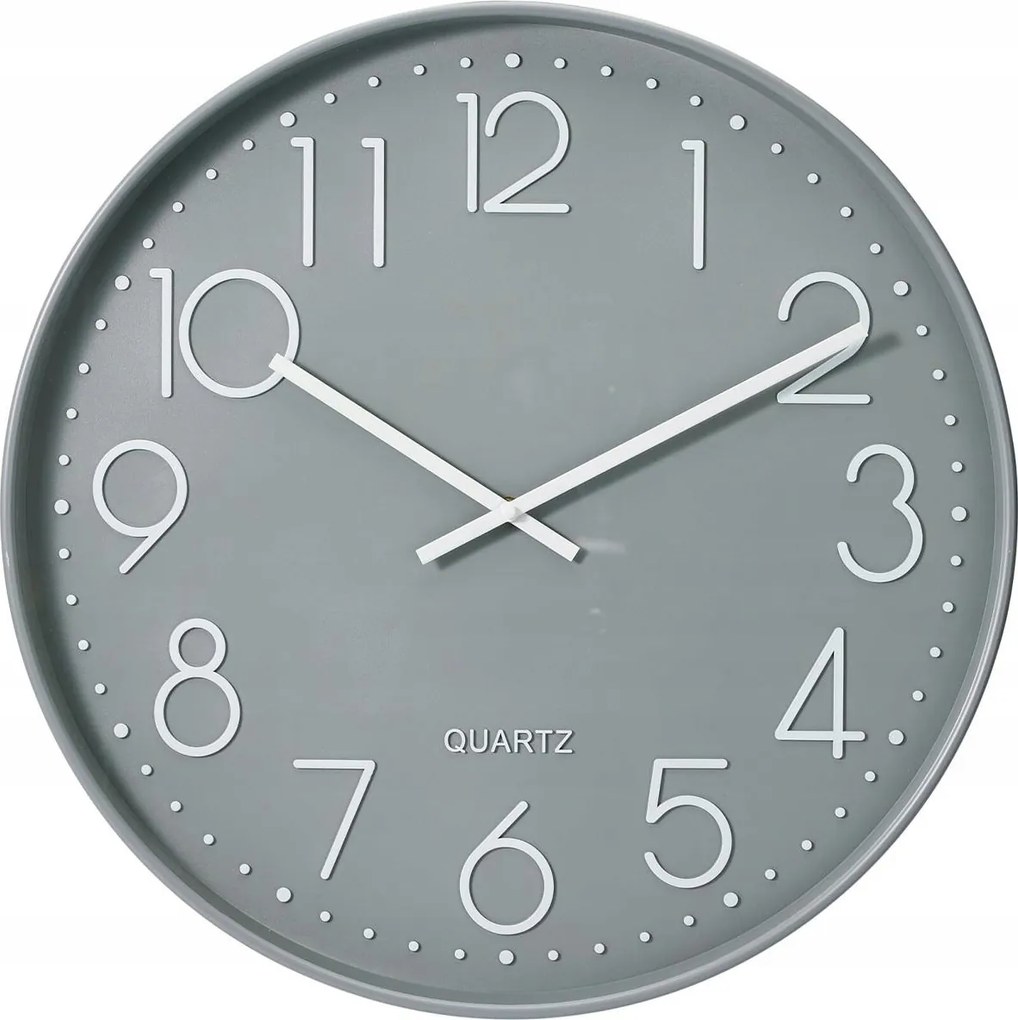 Szürke Falióra 50 CM extra nagy falióra nappali folyosó irodába