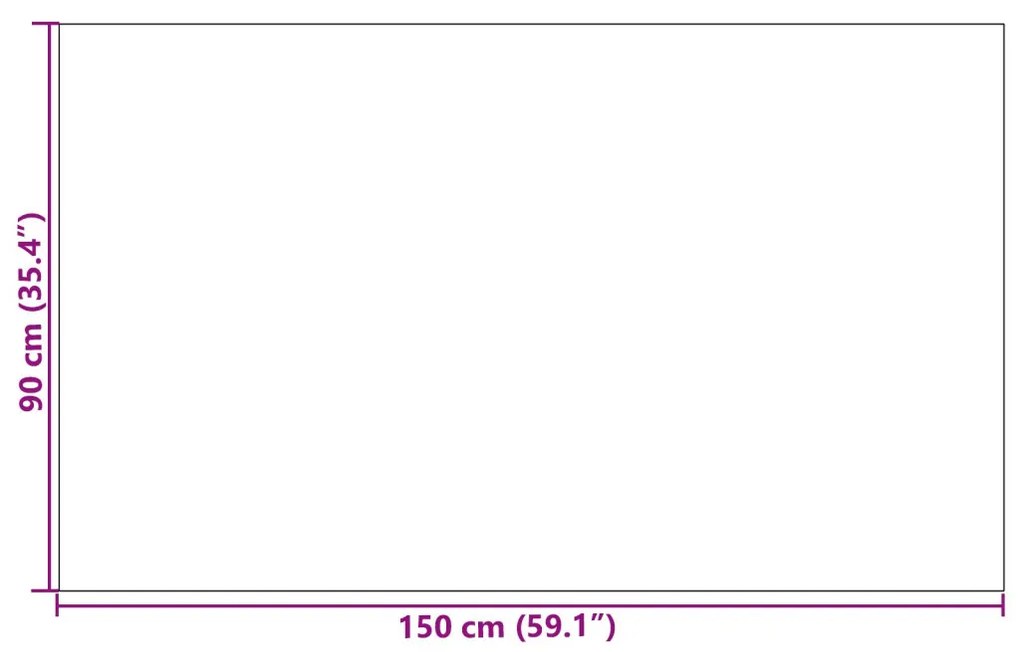 Ajtószőnyeg Szürke és fekete 90 x 150 cm Polipropilén és vinil