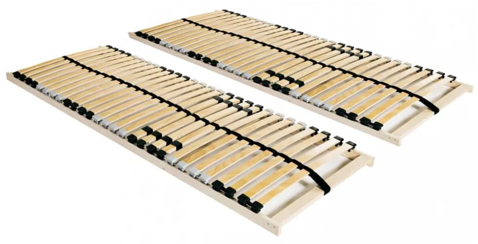 2 db 7 zónás 28 léces ágyrács 70 x 200 cm