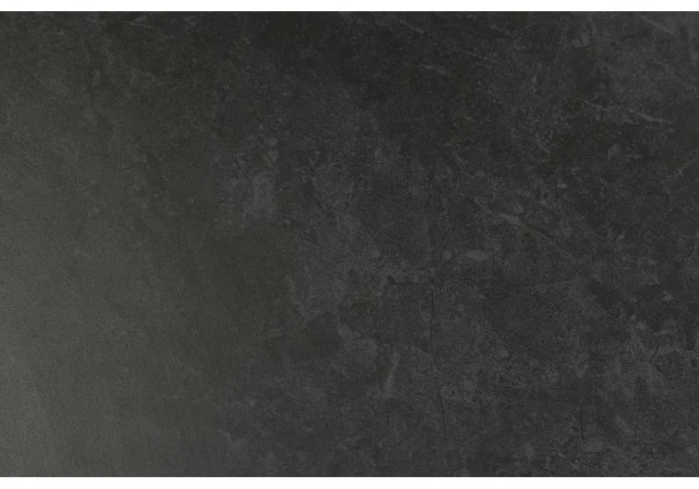 Fekete dohányzóasztal kerámia asztallappal 60x120 cm Caracas – Actona