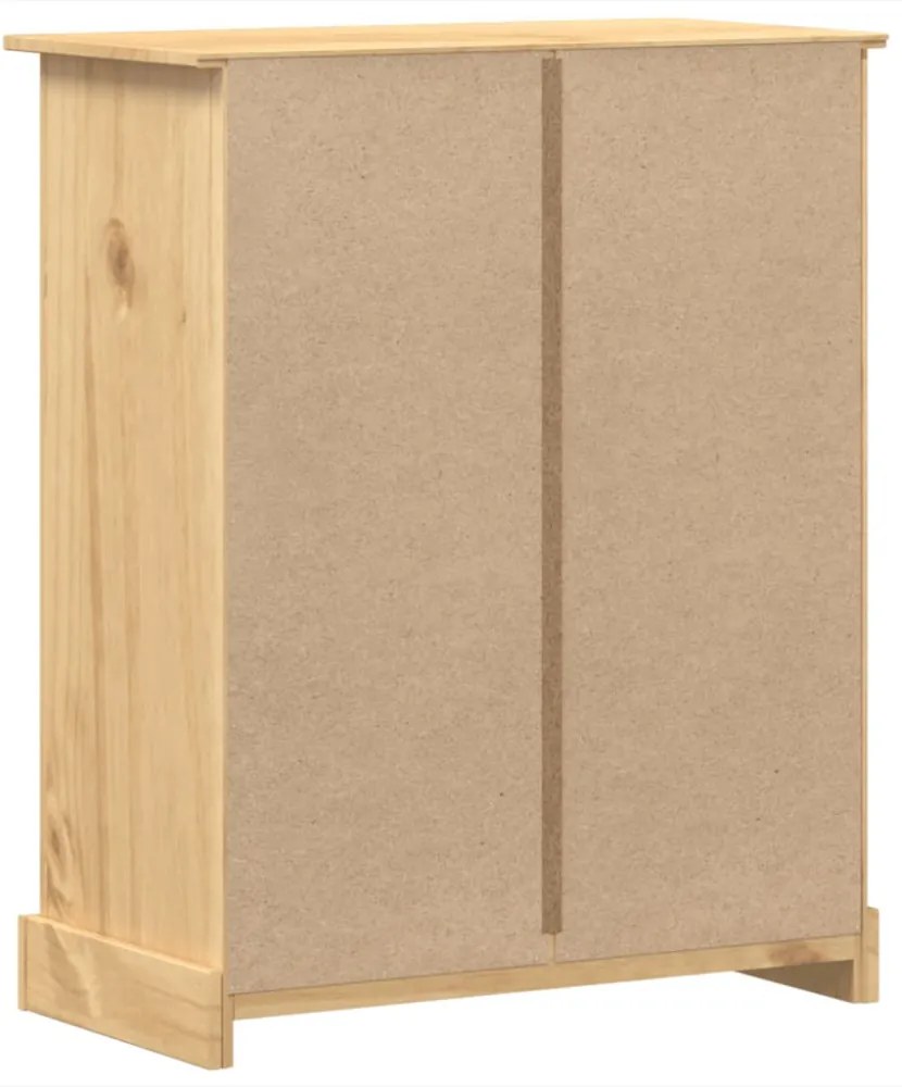 Corona tömör fenyőfa komód 92x48x120 cm