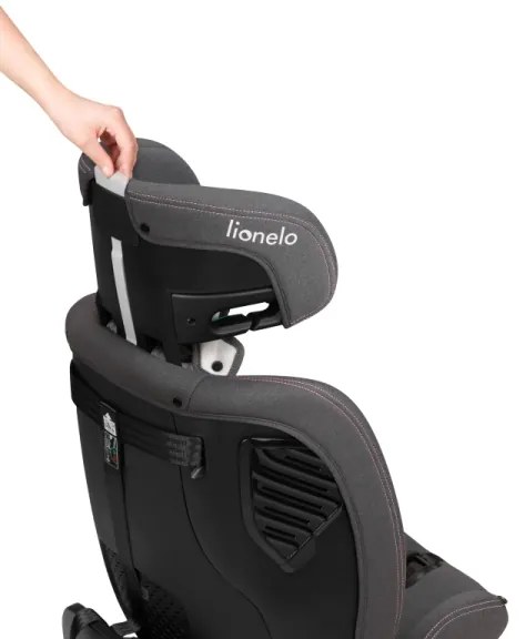 Lionelo - BASTIAAN ONE i-Size 40-150 cm, forgatható autósülés bázissal, Pink Rose