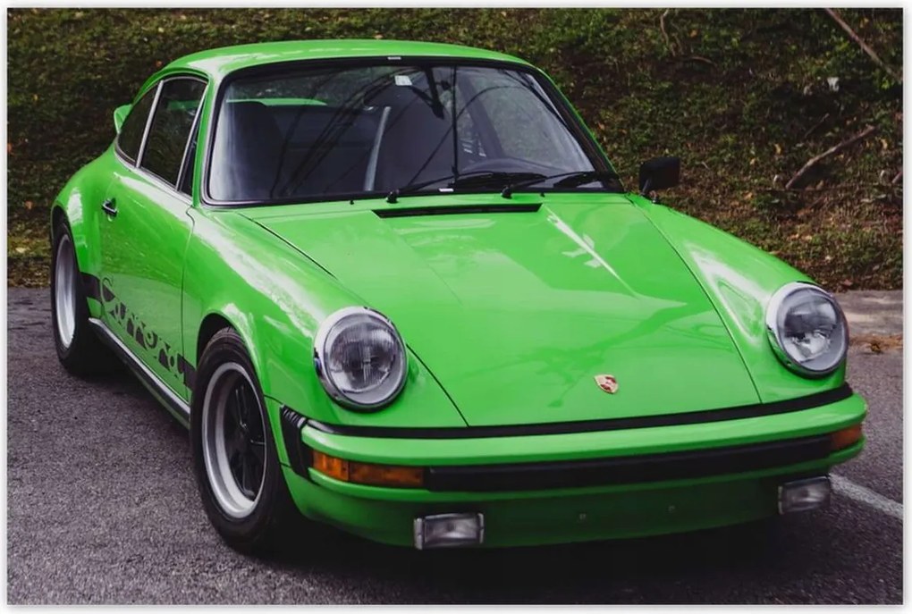 Poszterek 120x80 Zöld Prosche SportCar