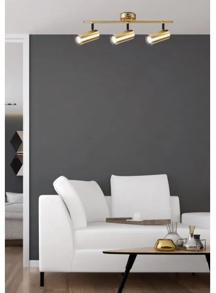 spotlámpa COLLY 3xGU10/15W/230V arany
