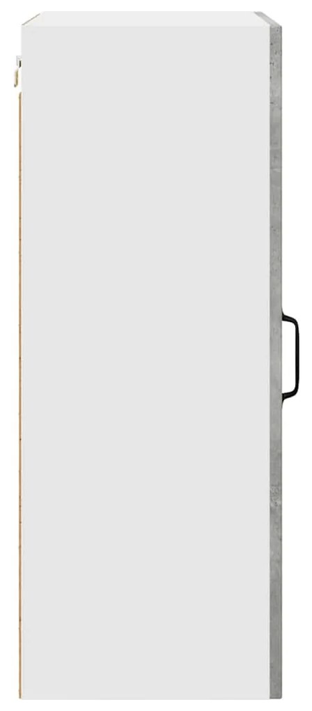 Fali konyhaszekrény Beton Szürke 50 x 31 x 80 cm Faanyag