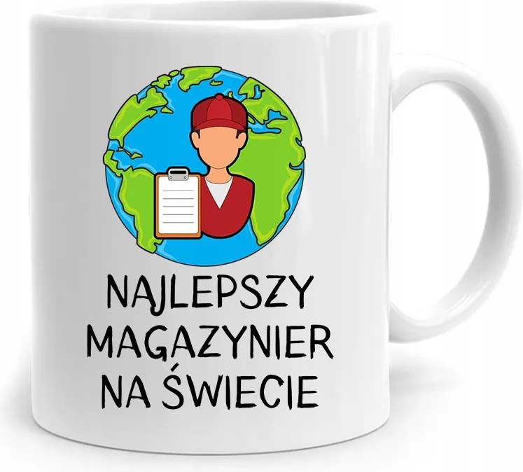 Ajándék Bögre Raktárosnak A Világ Legjobbja fényképes nyomtatással