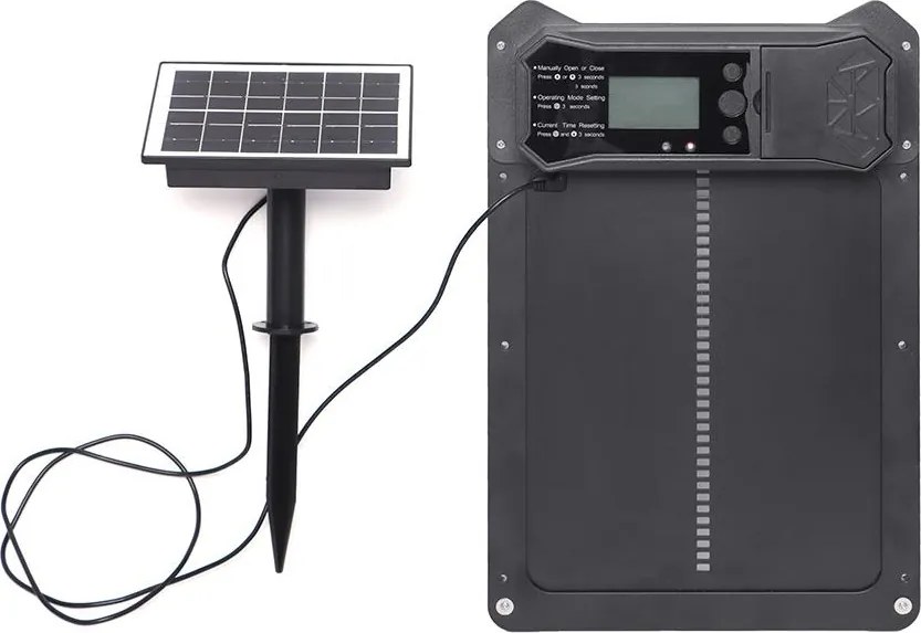 Avenberg SELMA solar automatikus ajtó tyúkólakhoz