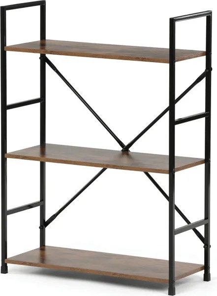 Regál, mdf, hnědá, GD-223 OLW