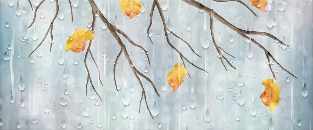 Kép - Esős ősz (120x50 cm)