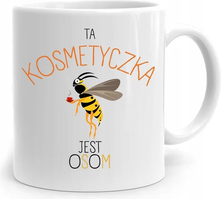 Ajándék Bögre Kozmetikusnak Darázs Ajándék fényképes nyomtatással