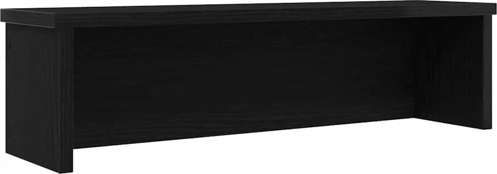 vidaXL konyhai állvány rakodható fekete 60x15x16 cm műfa