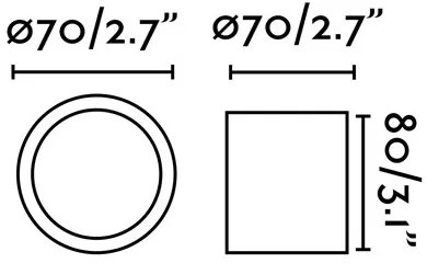 Faro 64207 - LED Spotlámpa HARU LED/6W/230V fekete
