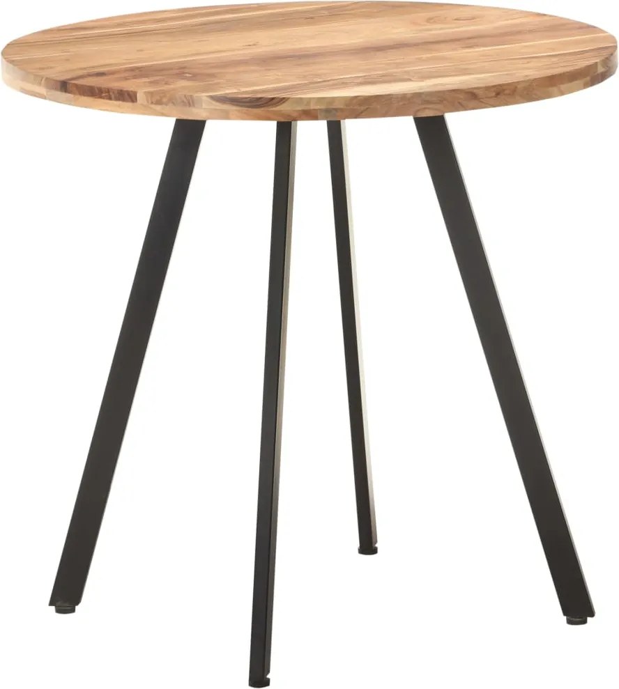 vidaXL tömör akácfa étkezőasztal 80 cm