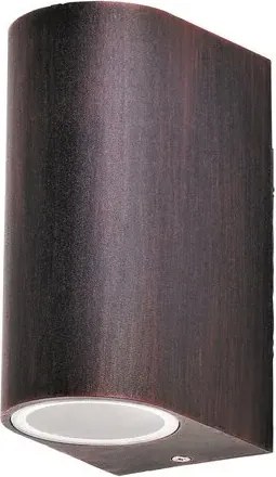 Rabalux kültéri fali lámpa gu10 2x35w antik barna chile