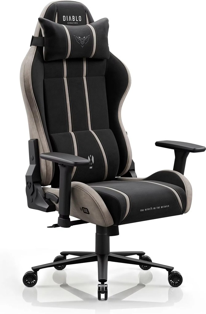 Szövet gamer szék fekete-bézs Diablo X-One 2.0 Camel Black Normal