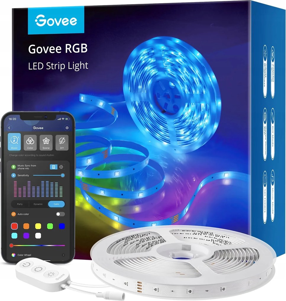 WiFi Led szalag 5m Smart Rgb Applikációval vezérelhető