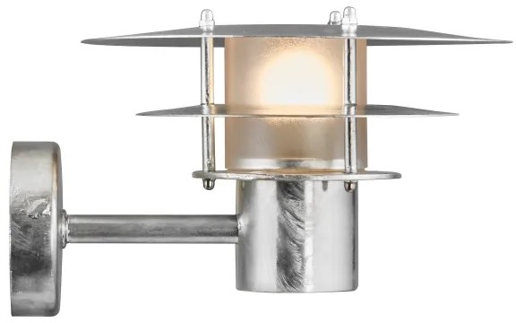 Nordlux - Kültéri fali lámpa BASTIA 1xE14/12W/230V IP54 matt króm