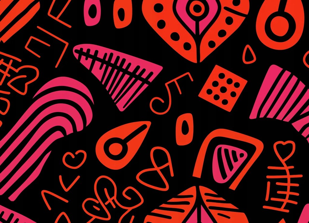 Poszter 18x13cm Ritmus Minták