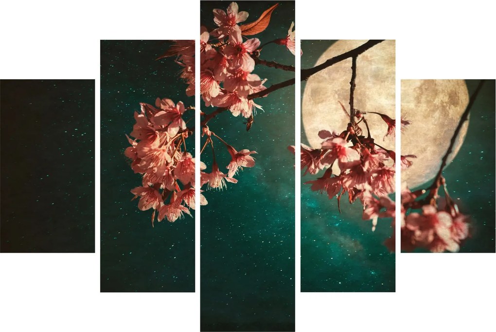 Kép - Sakura teliholdkor (150x105 cm)