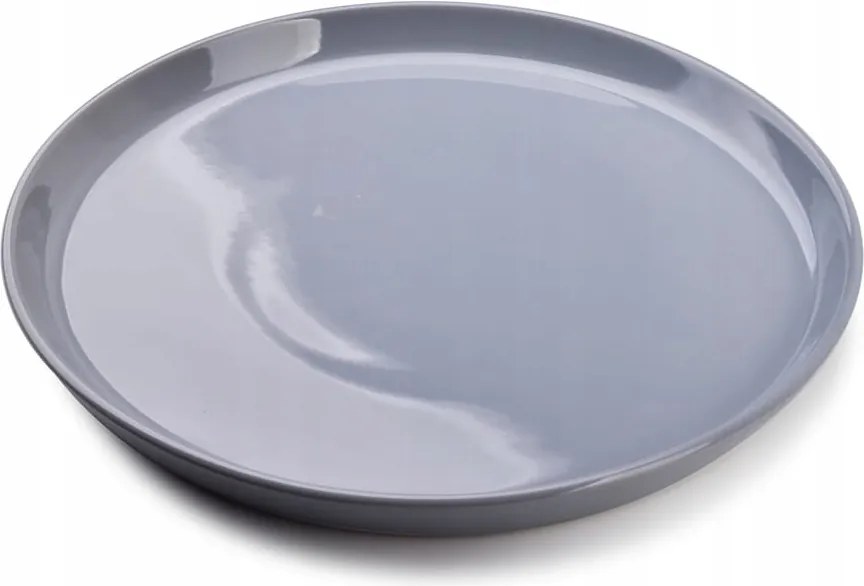 Nadine Grey szürke porcelán tányér, 24 cm-es