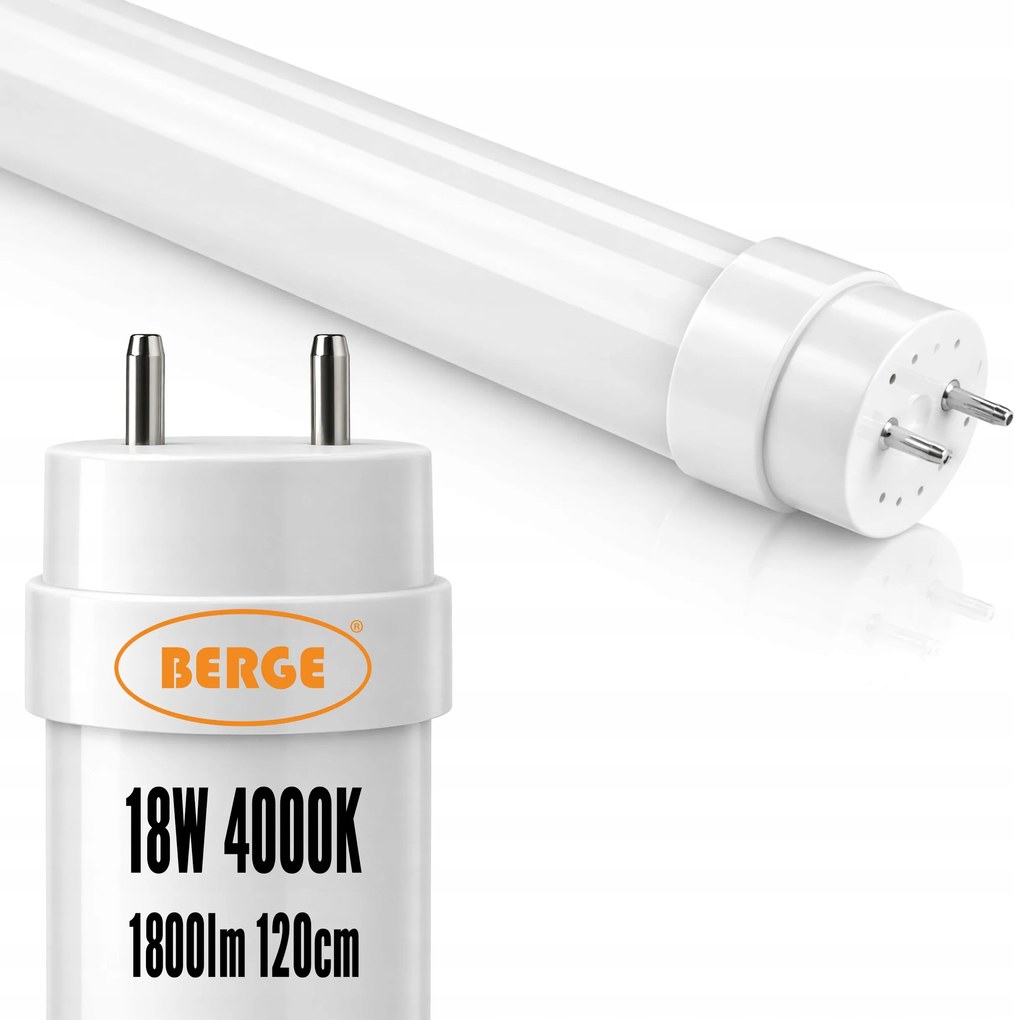 Fénycső Led cső 18W T8 120cm 1800lm 4000K Semleges szín
