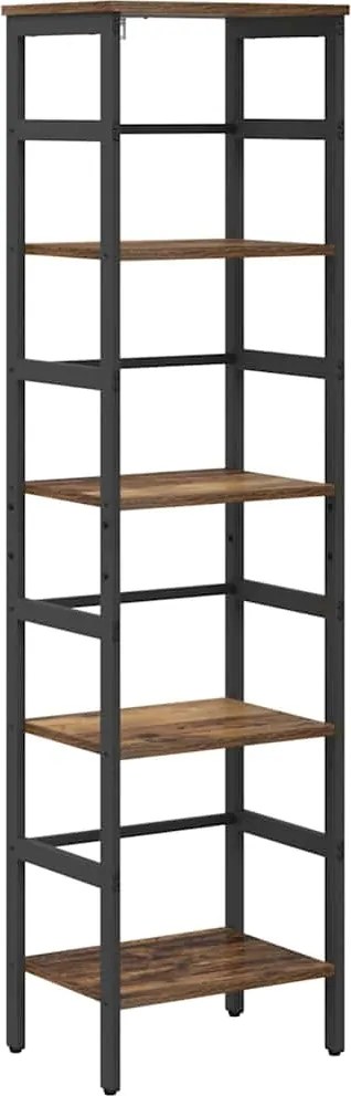 vidaXL Könyvespolc Öreg fa 40 x 29,5 x 149 cm Faanyag