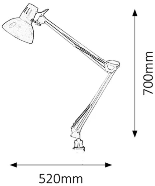 Rabalux 4214 - Asztali lámpa ARNO 1xE27/60W/230V