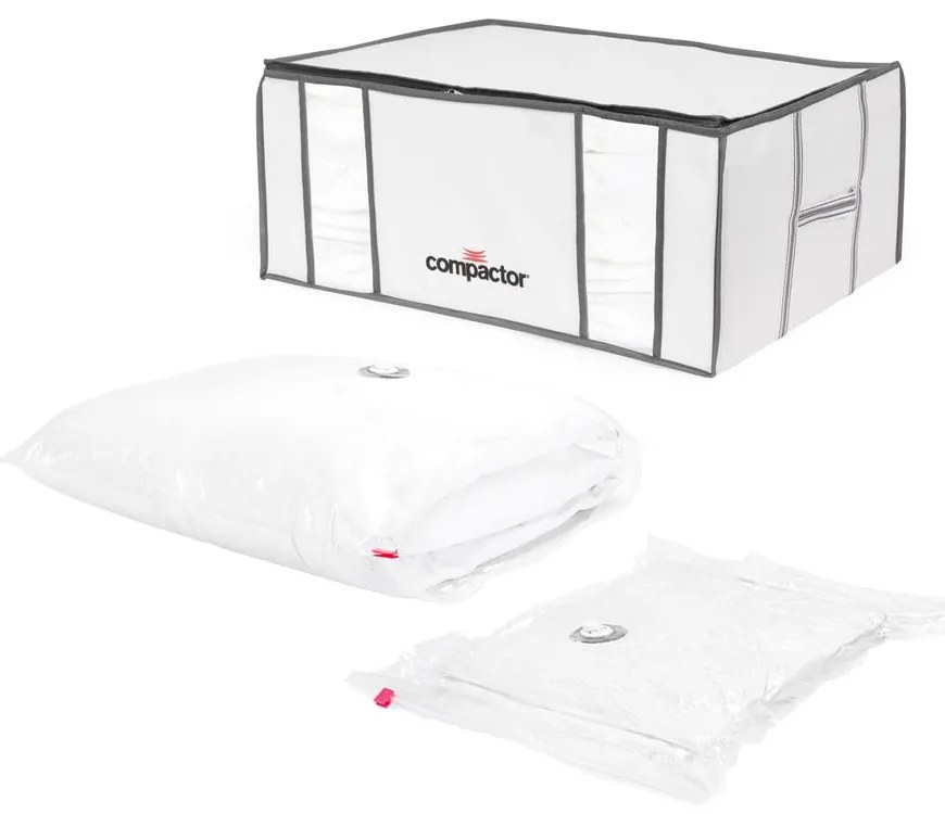 Vákuumos-megerősített textil ruhatároló doboz 65x45x26,5 cm Life – Compactor