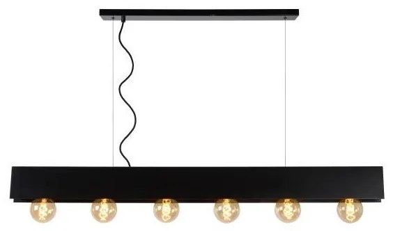 Lucide 30474/06/30 - Csillár zsinóron SURTUS 6xE27/60W/230V